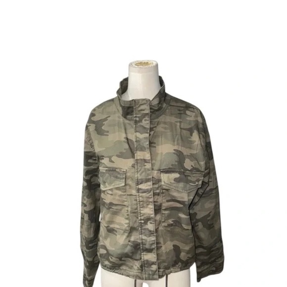 Sanctuary Camouflage Military Jacket Women's L - Picture 7 of 7